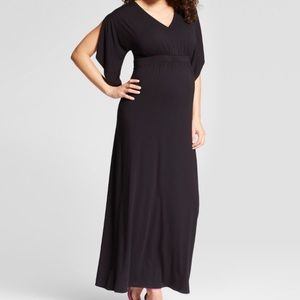 Isabel black kimono maternity dress size M